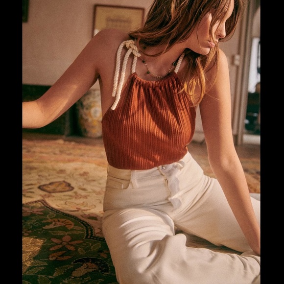 Sezane sleeveless top NWT - Picture 2 of 6